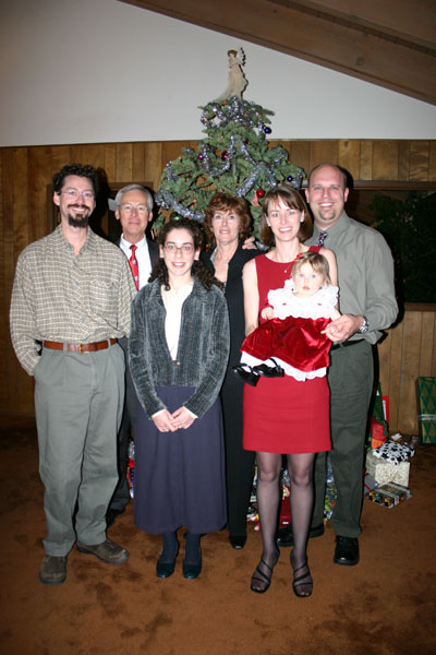 Photo of Becks and Murrays at Christmas