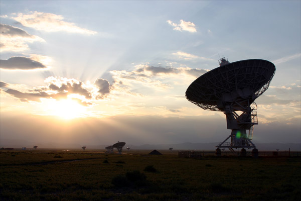 Photo of Sunset at the VLA