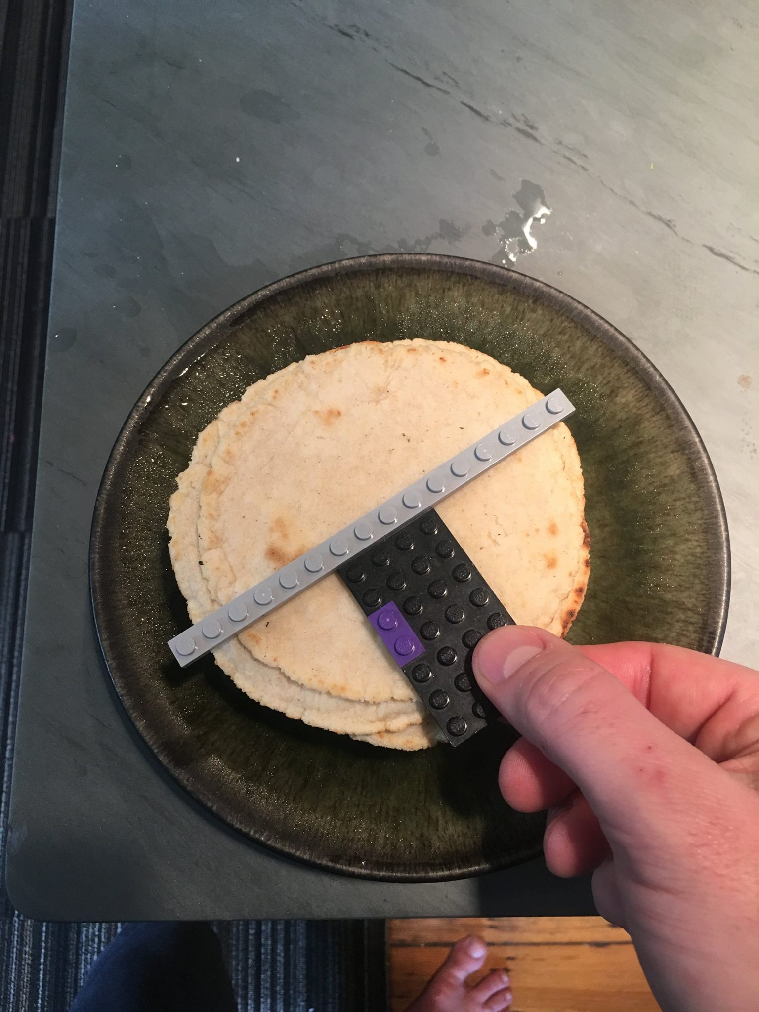 These tortillas are four inches in diameter
