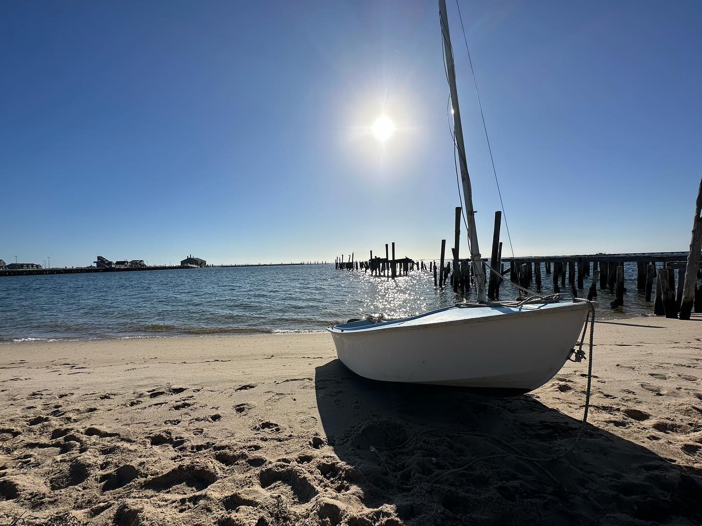 Aground