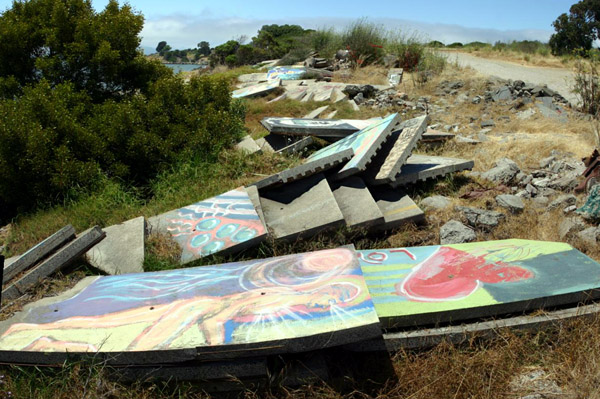 Slabs at the Albany Dump