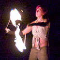 Jugglers... on fire!