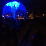 Jellyfish costume is difficult to photograph